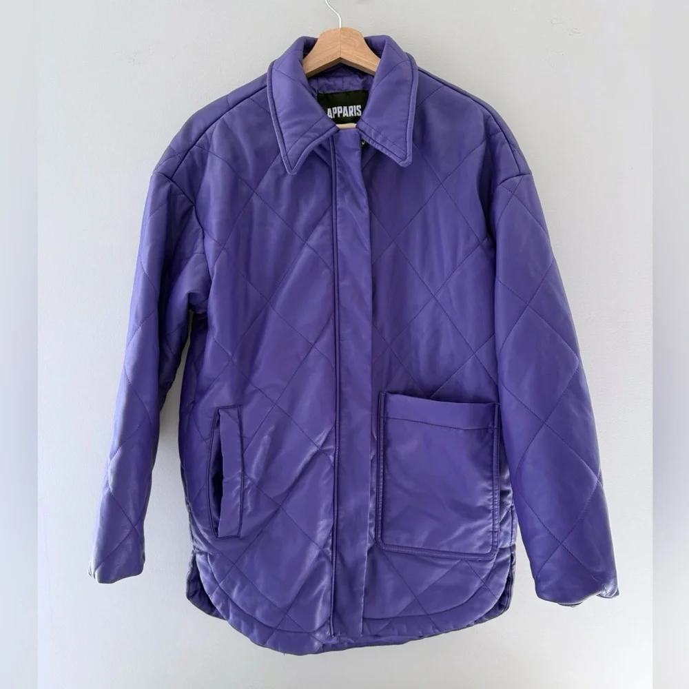 APPARIS Stevie Jacket In Electric Purple SIZE XS - Picture 4 of 11